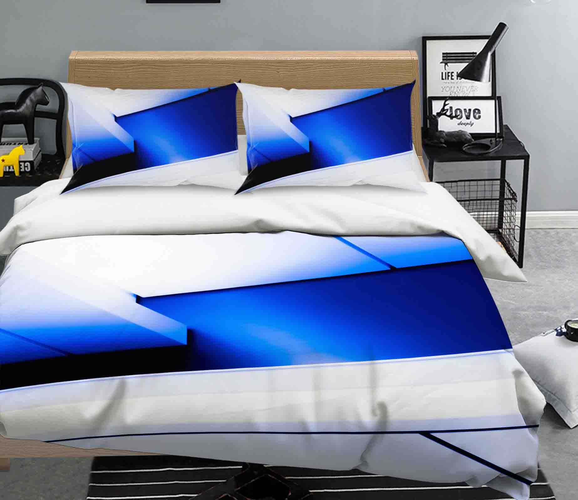 1 3d Bright Blue 2017 Noirblanc777 Bedding Bed Pillowcases Quilt