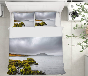 3D Moss Stone Sea 068 Marco Carmassi Bedding Bed Pillowcases Quilt