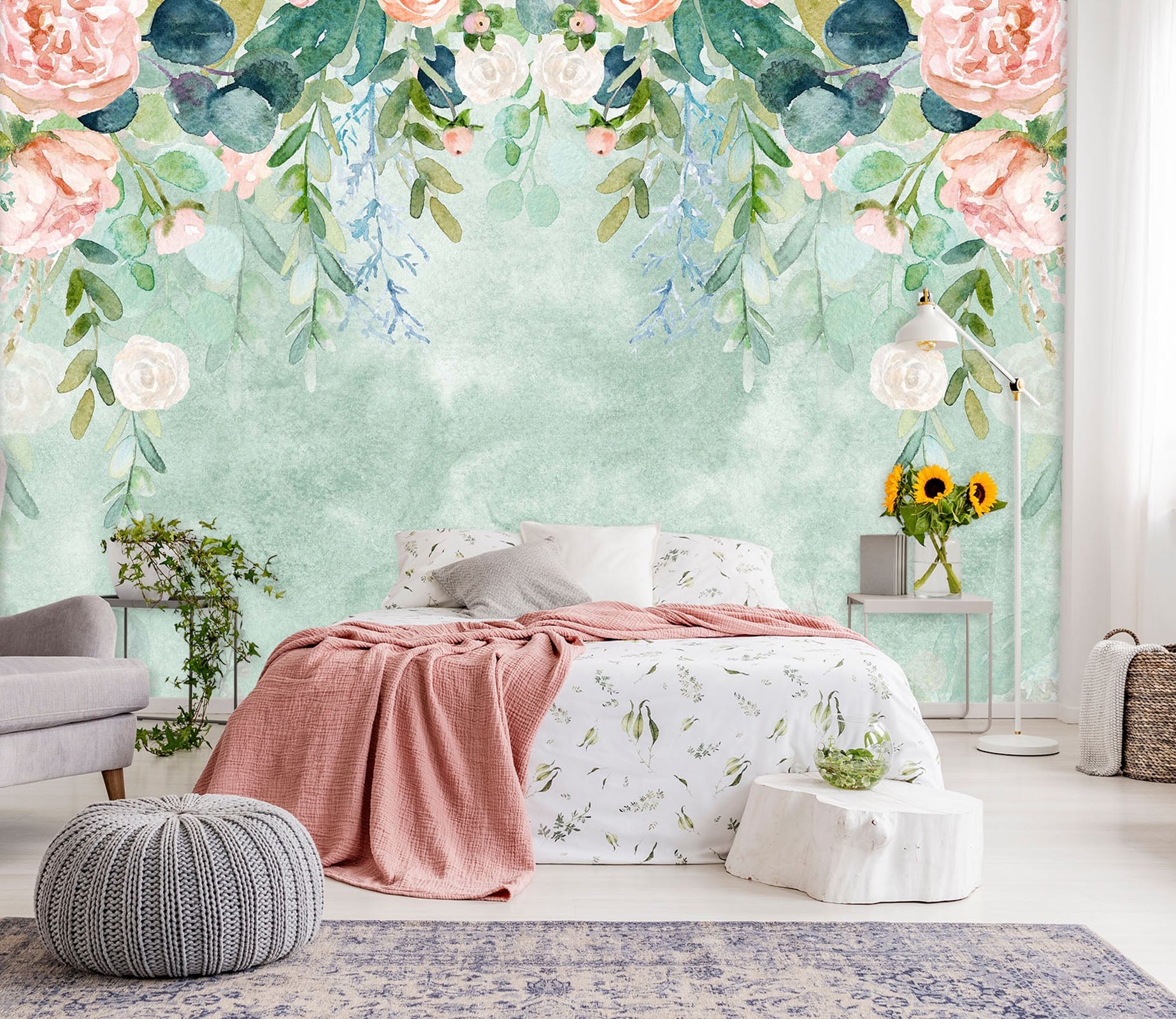 3D Pink Flower 103 Wall Murals | AJ Wallpaper