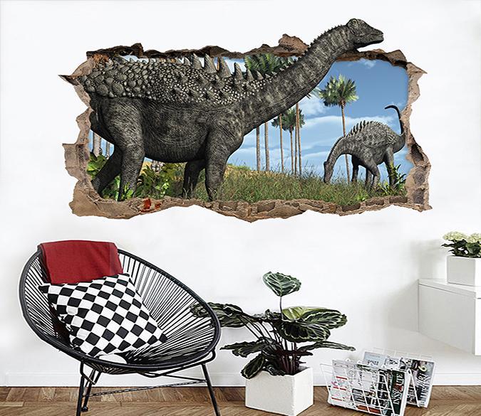 3d Huge Dinosaurs 159 Broken Wall Murals Aj Wallpaper