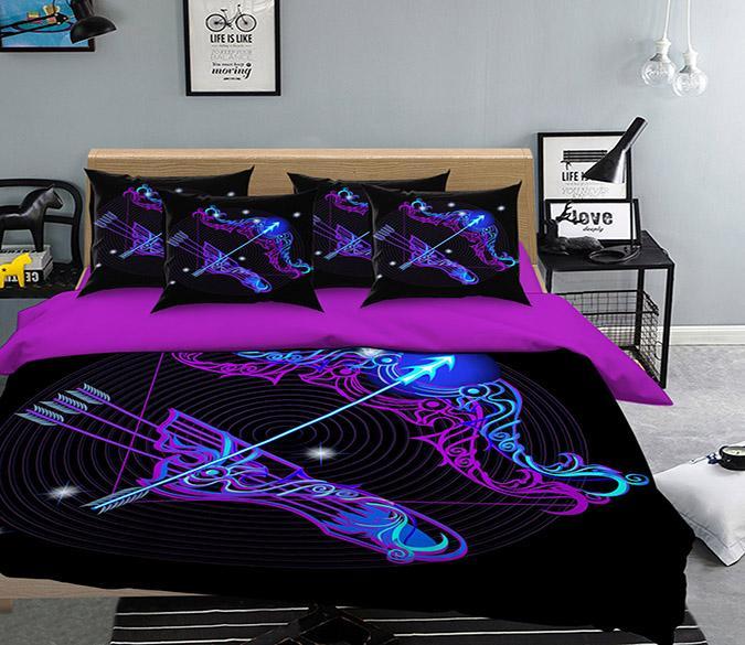 3D Sagittarius 298 Bed Pillowcases Quilt | AJ Wallpaper