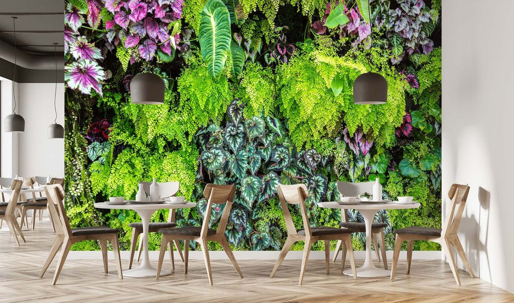 3D Bright Green Plant Wall 55 | AJ Wallpaper