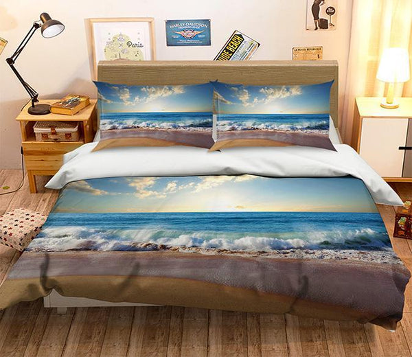 3D Endless Seaside 090 Bed Pillowcases Quilt | AJ Wallpaper