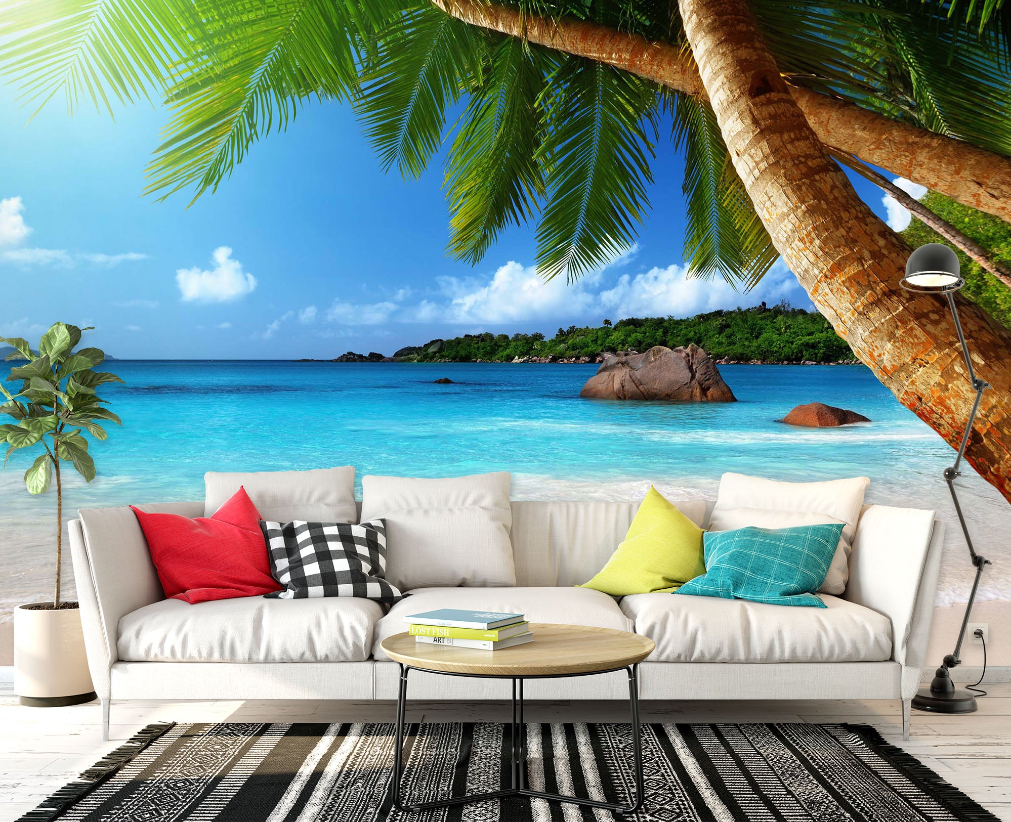 3D Beach Sea 2010 Wall Murals | AJ Wallpaper