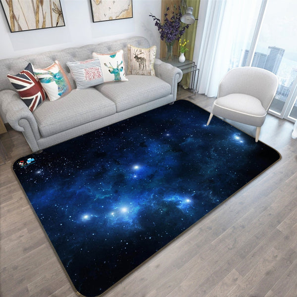 3D Twinkle Stars 148 Non Slip Rug Mat | AJ Wallpaper