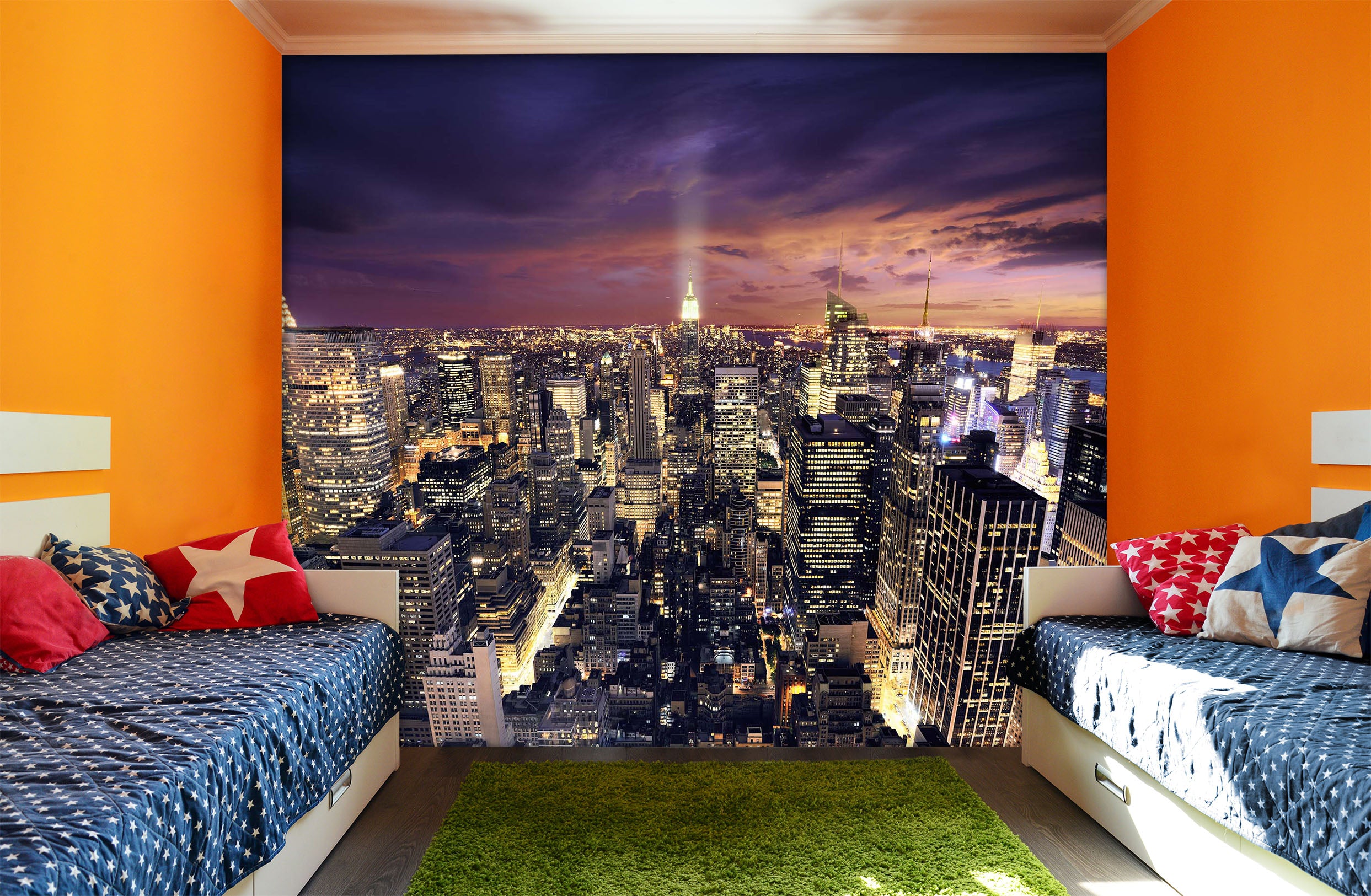 3d City Night 1690 Wall Murals Aj Wallpaper 