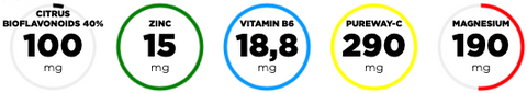 Vitamine Vitamina C Vitamina D , Vitamina B, Zinc Magneziu