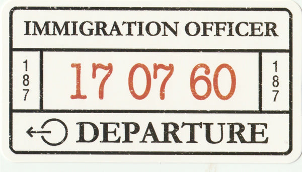 blank passport stamp