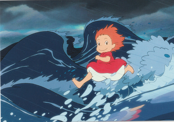 Studio Ghibli - Ponyo on the Cliff Postcard (1/6) – Happypostcrossingshop