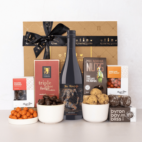 Byron Bay Gifts GIFT HAMPERS Australian Wine & Chocolate Gifts