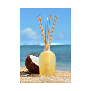 coconut vanilla island ambiance reed diffuser