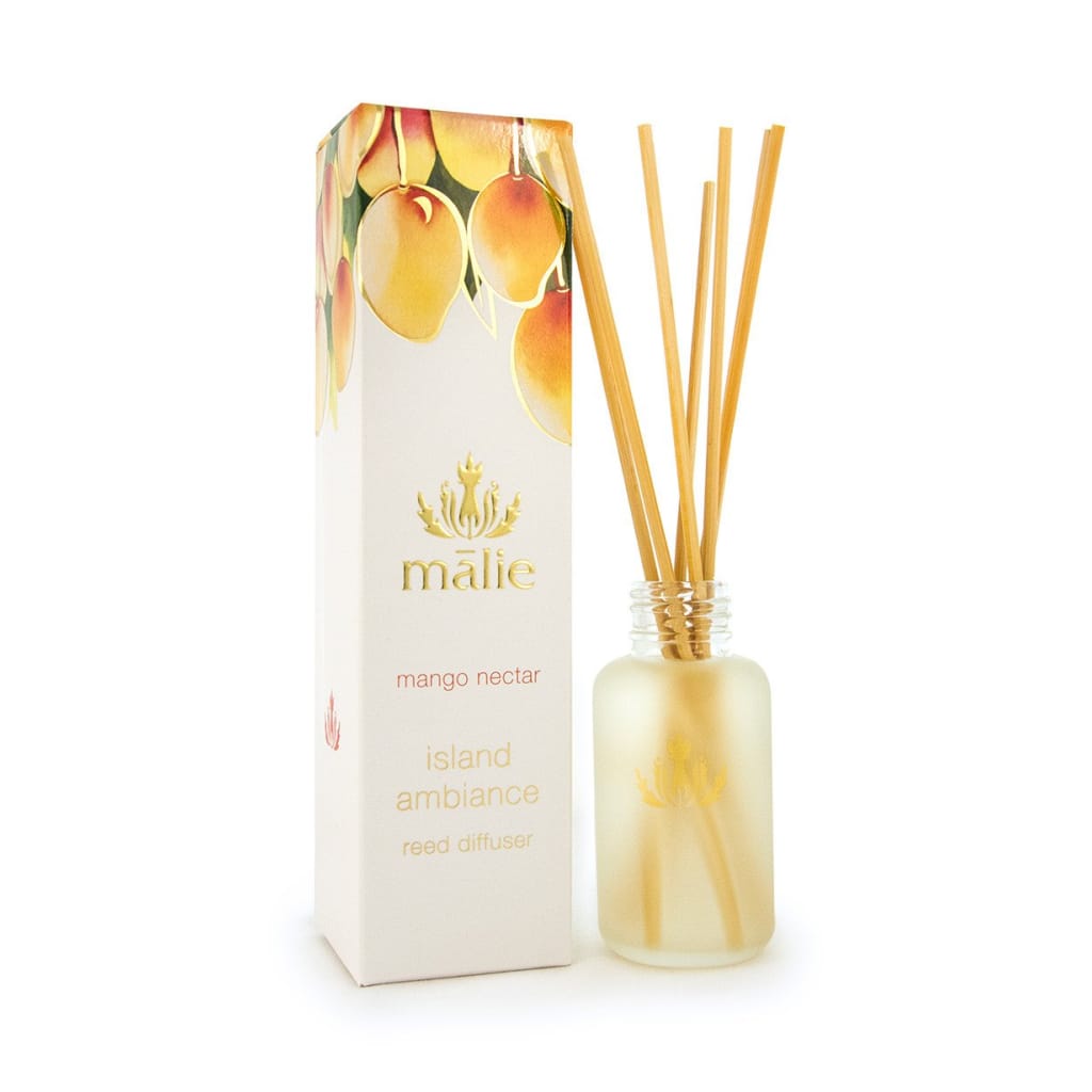 Malie Island Ambiance Reed Diffuser - Travel - Mango Nectar