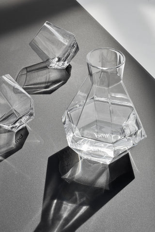 Puik rare vase and Radient crystal glasses