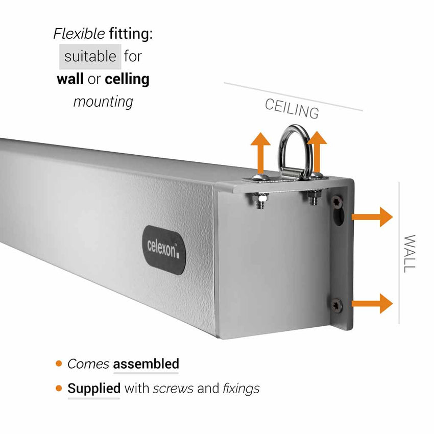 Celexon Manual Professional Plus Manual Pull Down Projector