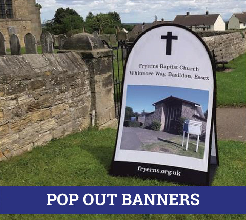 Pop out Banner Frame