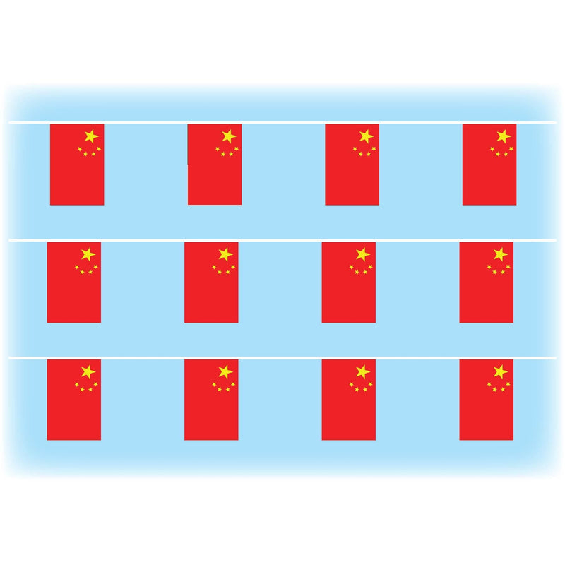 China Flag Synthetic Bunting – Flags and Flagpoles