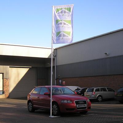Flags, Banners and Flagpoles for the motor industry