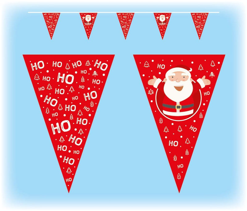 Santa Ho Ho Ho Christmas Bunting – Flags and Flagpoles