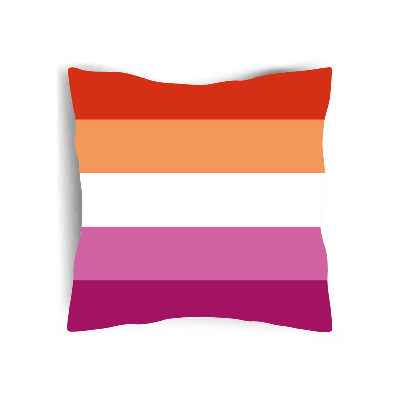 Sunset Lesbian Wlw Pride Cushion Flags And Flagpoles
