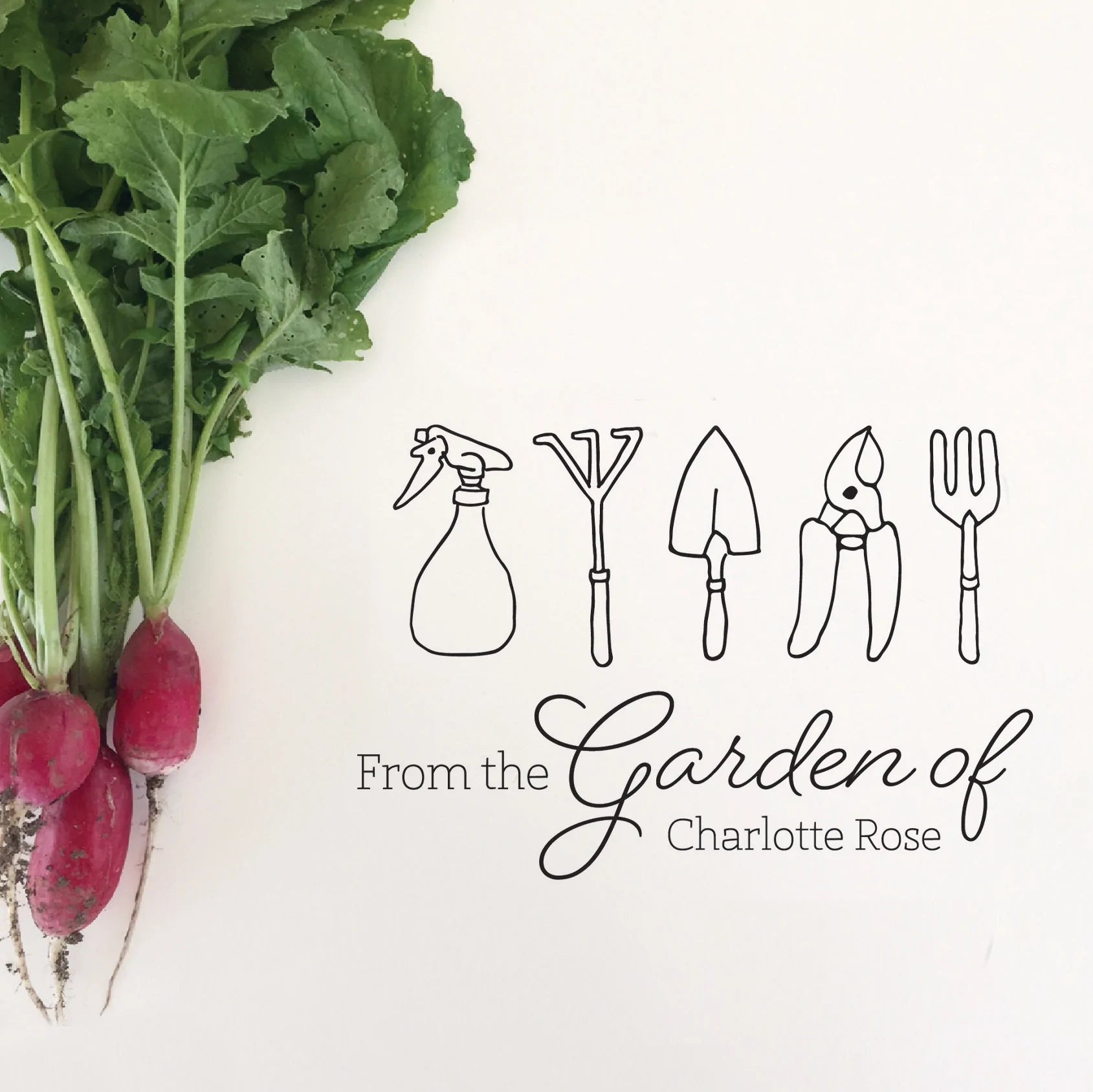 Vegetables with 'from the garden of' design | Heirloom Seals