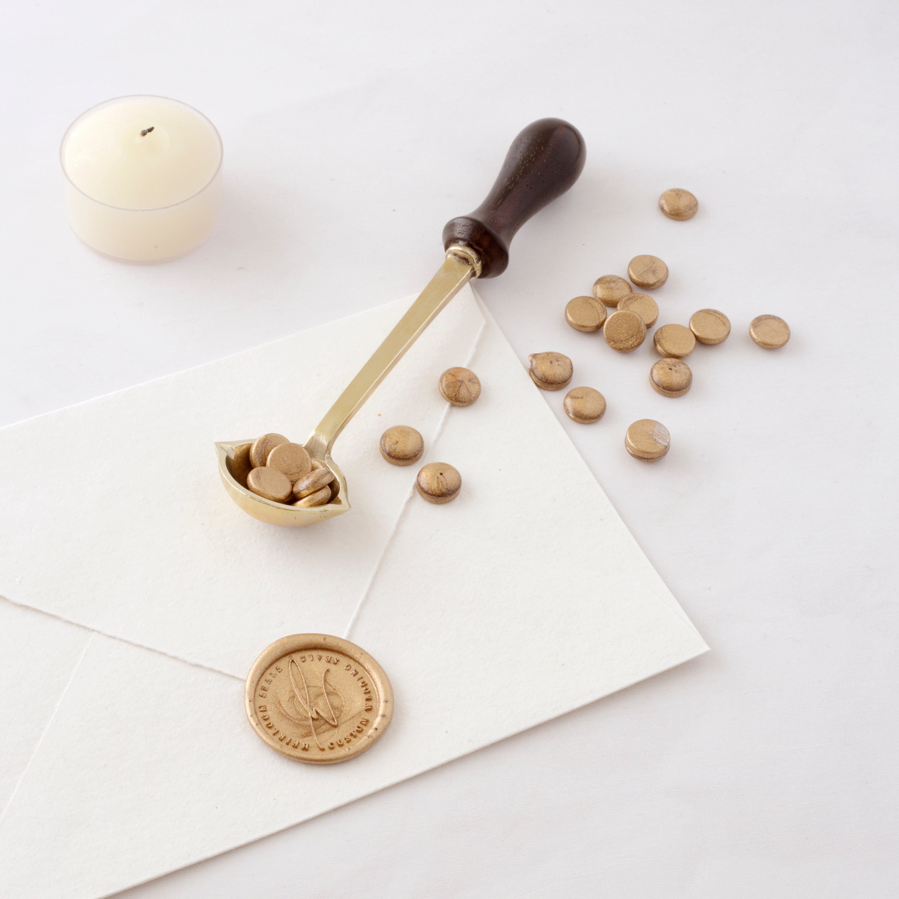 Custom Wax Seal Made From Sealing Wax Beads | Different Types Of Sealing Wax | Heirloom Seals