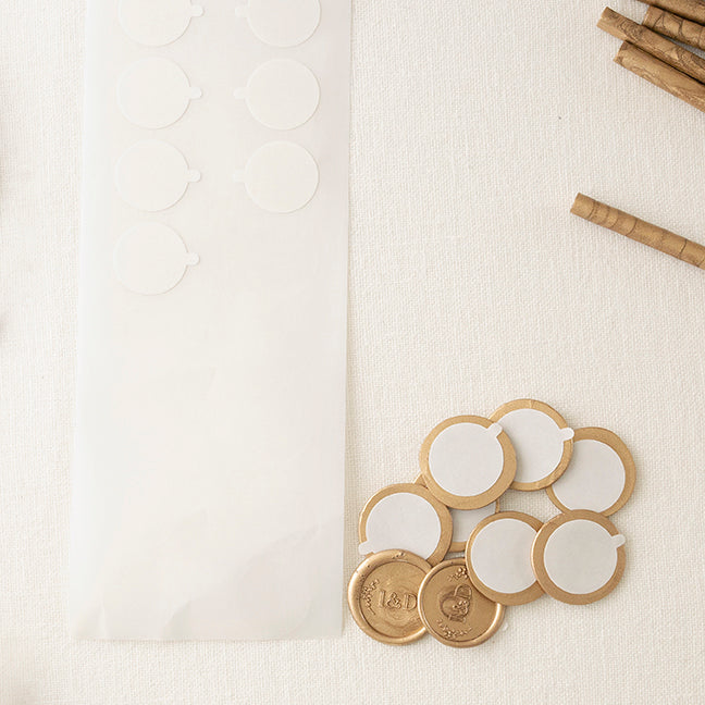 Self-Adhesive Stickers Next to Wax Seals  | How to Make Wax Seals | Heirloom Seals