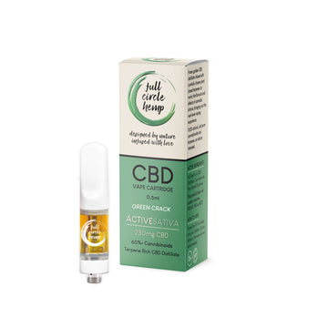 CBD Vape Cartridge | Green Crack | 1ml 50% 500mg – Full Circle Hemp