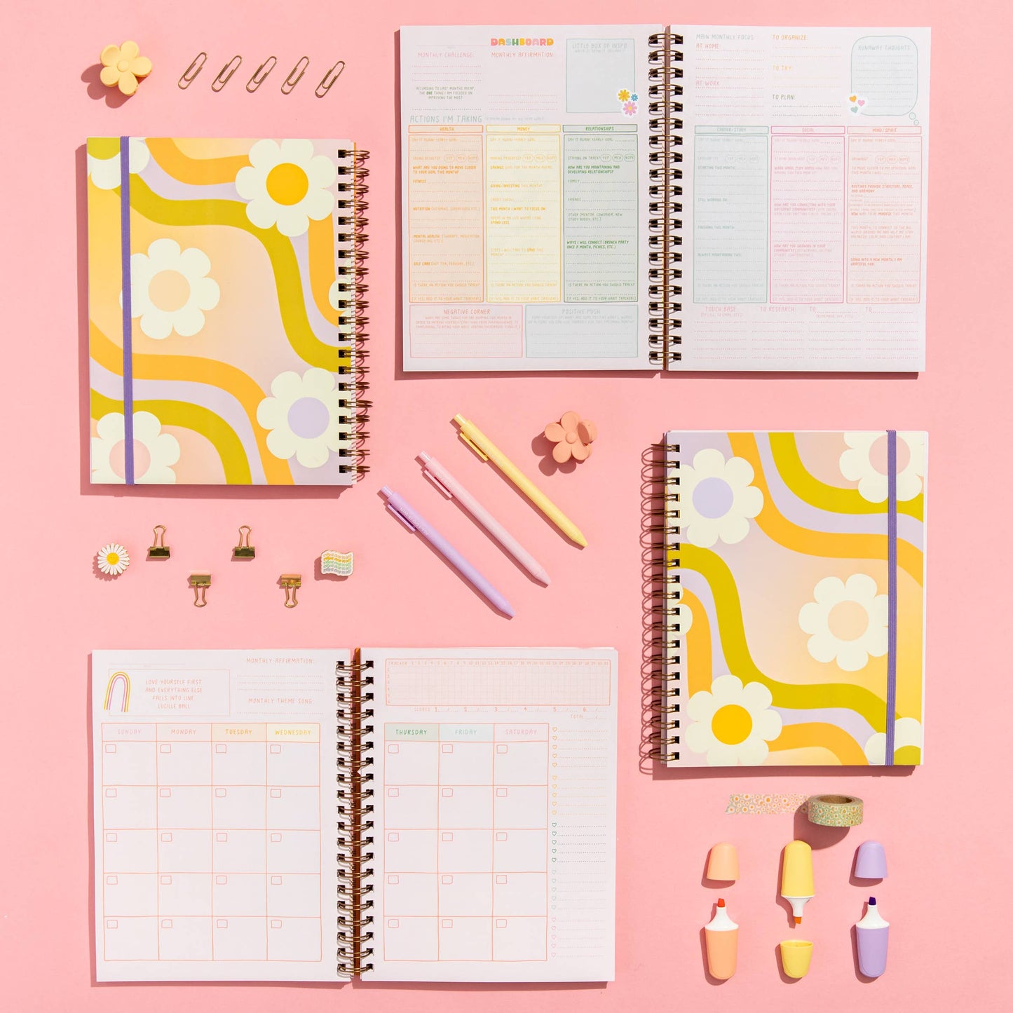 Let's Do This Weekly Planner and Habit Tracker Notepad – T Marie Stationery