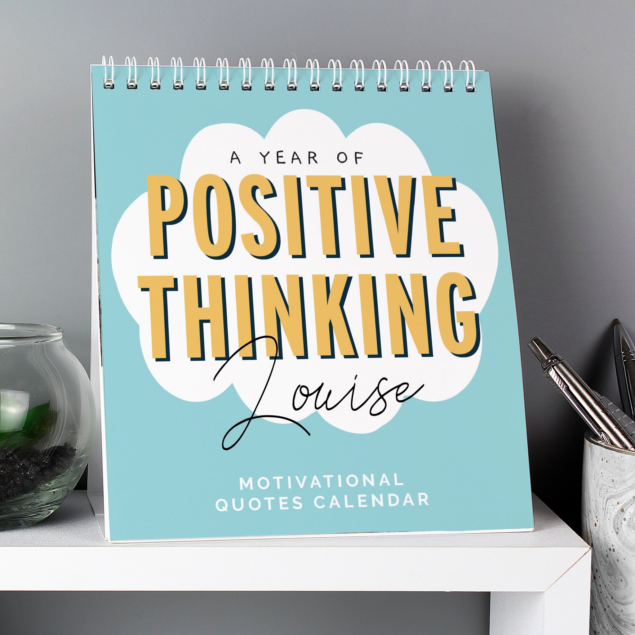 Personalised Motivational Quotes Desk Calendar Gifts247.co.uk