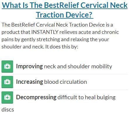 Neck Pain - Relief - Air Cervical Soft Neck Brace Device