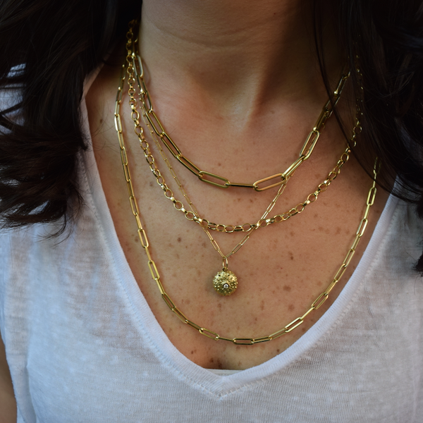 BOHEME BESTIE MEDIUM LINK GOLD CHAIN – DELPHINE LEYMARIE