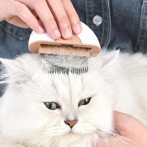 2 in 1 travel connecting grooming pet comb and deshedder