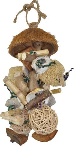 A&E Cage Happy Beaks Java Bush Bird Toy - 7 X 9 In