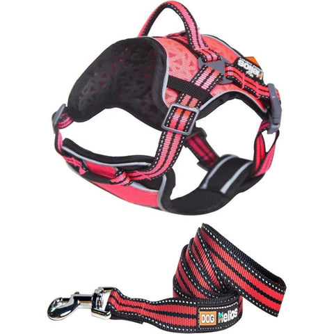 the dog helios journey wander chest compressive sporty adjustable dog harness and leash 