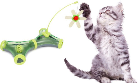 pet life kitty tease interactive teaser kitty cat puzzle toy
