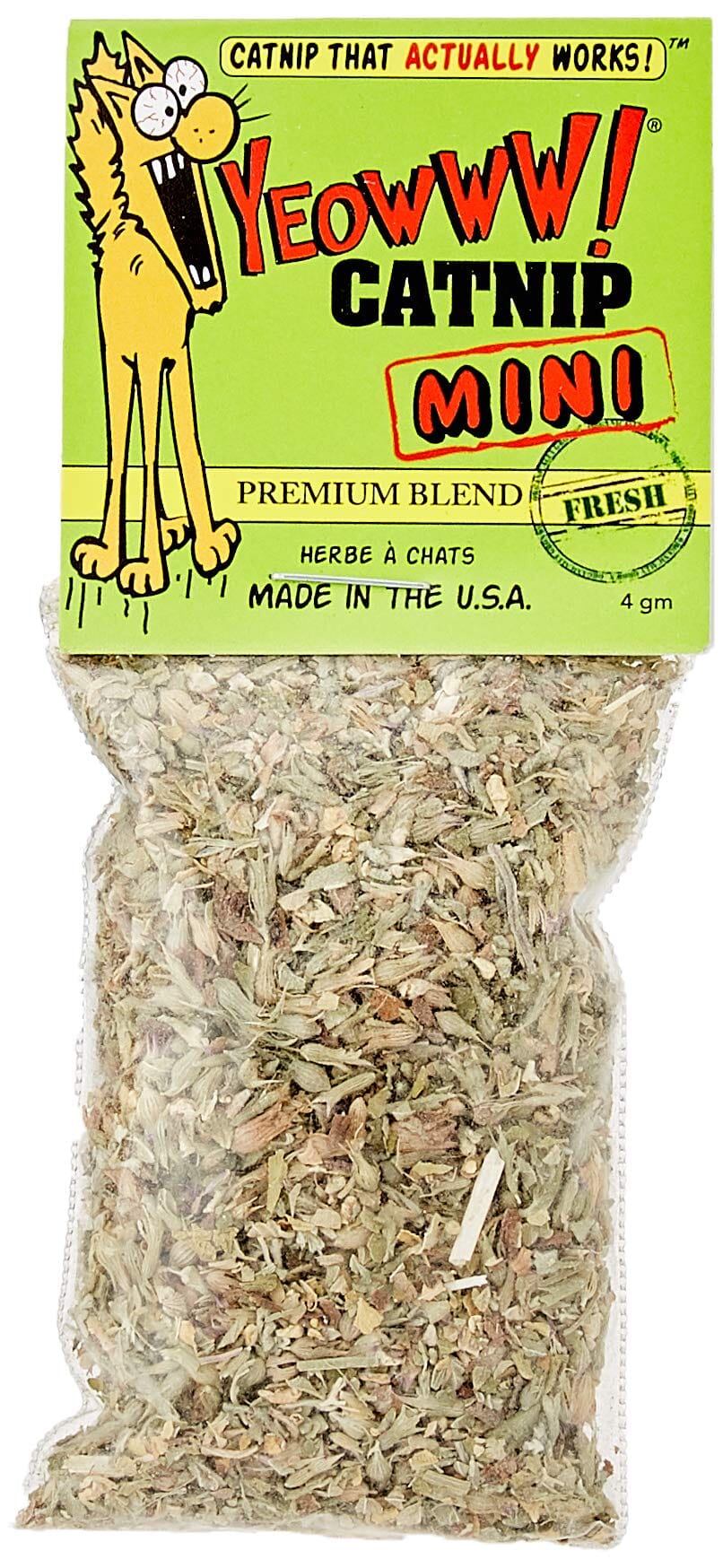 Ducky World Yeowww! Catnip Mini Treats - 4 Gm x 2 Pack