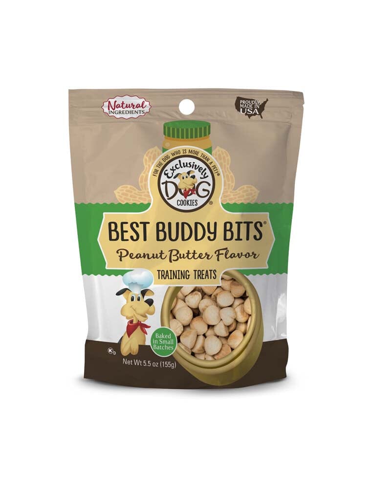 Exclusively Pet Best Buddy Bits Peanut Butter Flavor Dog Treats - Peanut Butter - 5.5 Oz