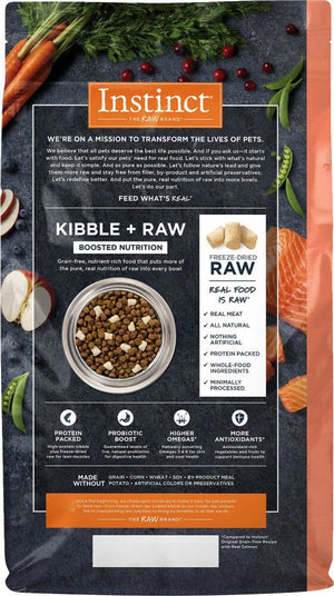 is instinct dog food raw