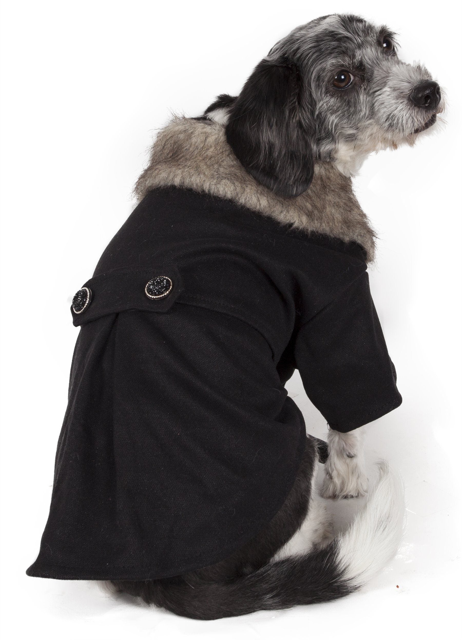 wool dog coat