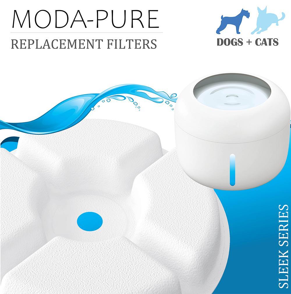 Cafe Motel hektar Pet Life ® 'Moda-Pure' Filtered Dog and Cat Fountain - Replacement Fil
