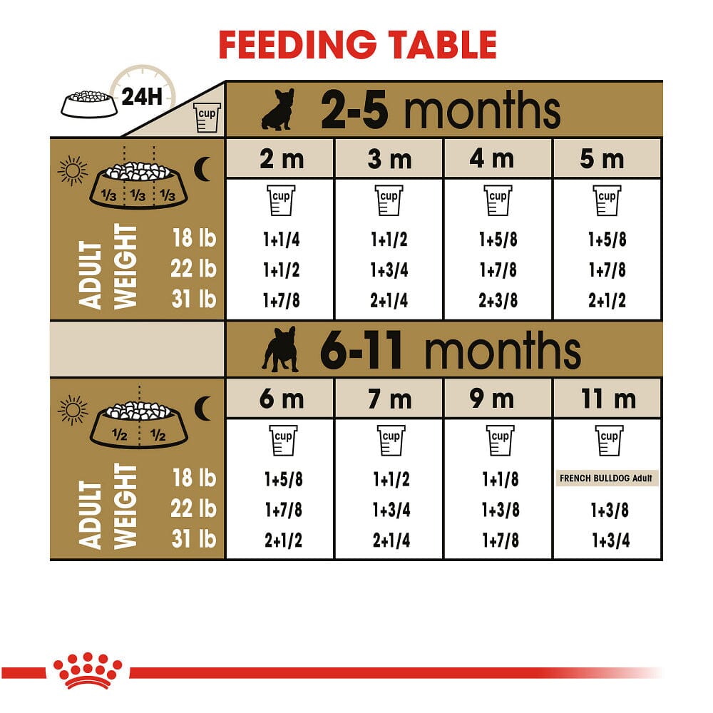 how many calories should a french bulldog puppy eat