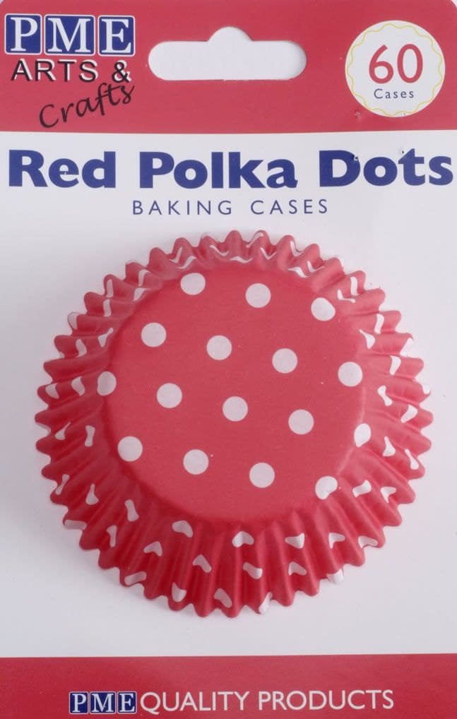 60 Pink Polka Dots Cupcake Liners - PME Easter Spring It's A Girl Baby