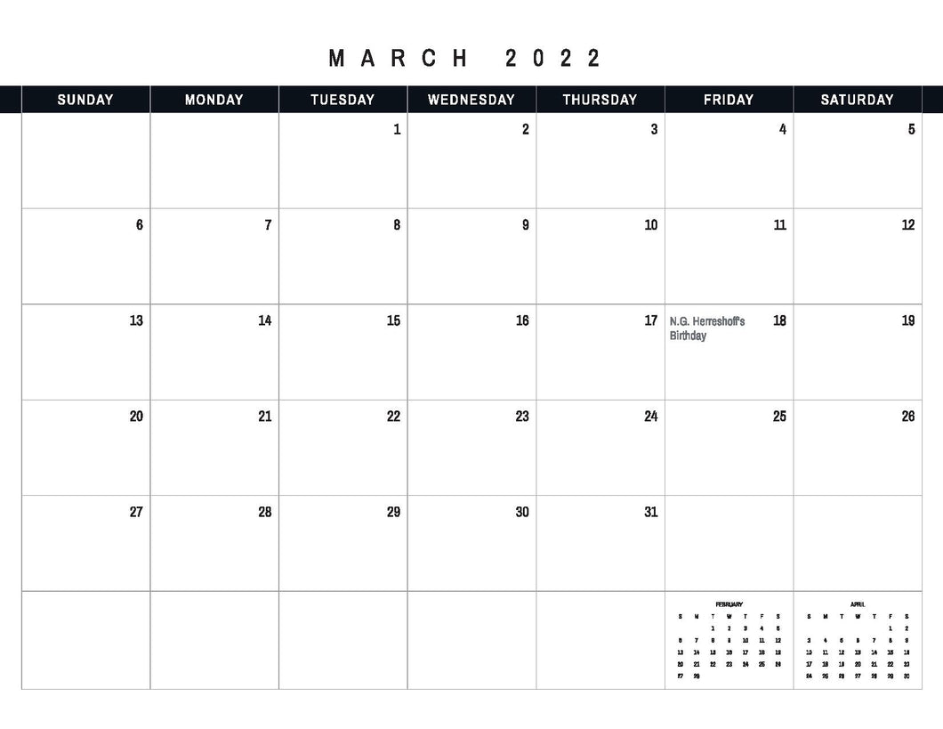 Hmm 2022 Calendar – Herreshoff Marine Museum Store