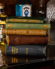 Books in the library of Borden House