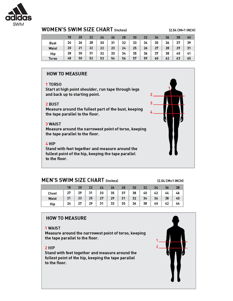 adidas mens to womens size chart