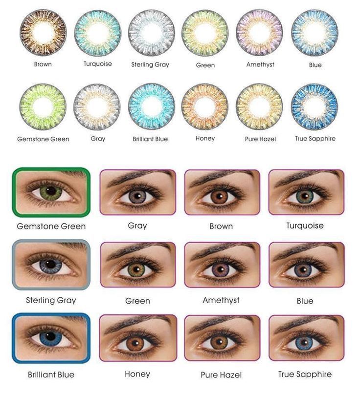 colored contact lenses