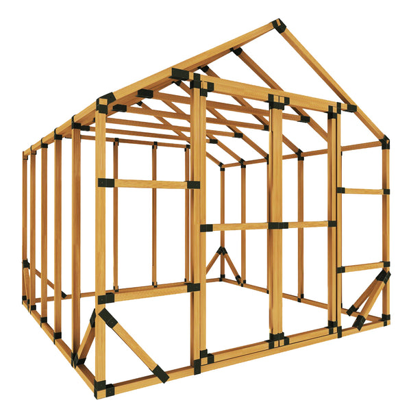 10X10 Standard Storage Shed Kit - E-Z Frame Structures