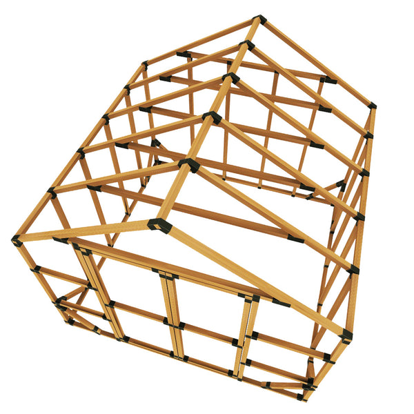 10X10 Standard Chicken Run Kit - E-Z Frame Structures