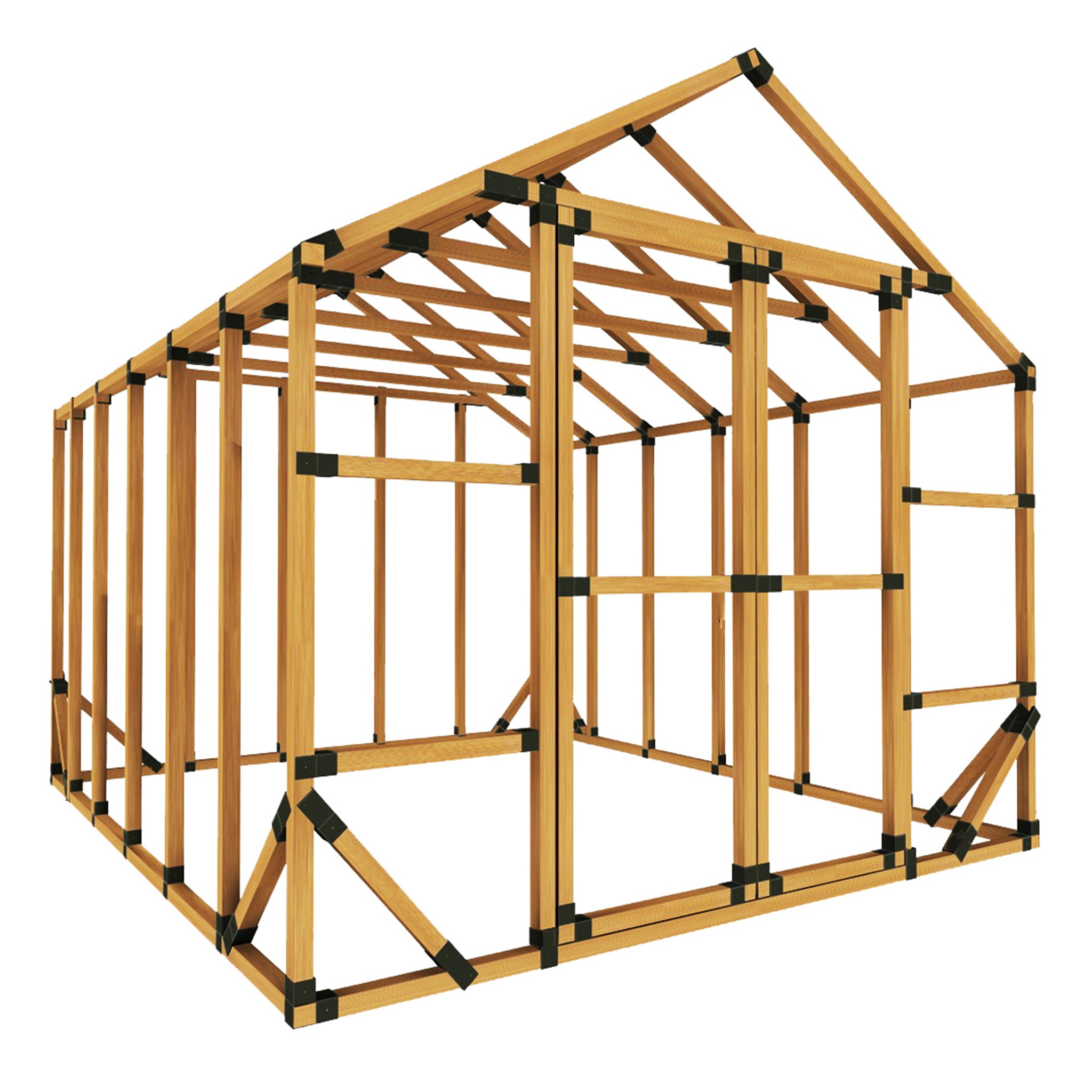 10x12 standard chicken run kit - e-z frame structures