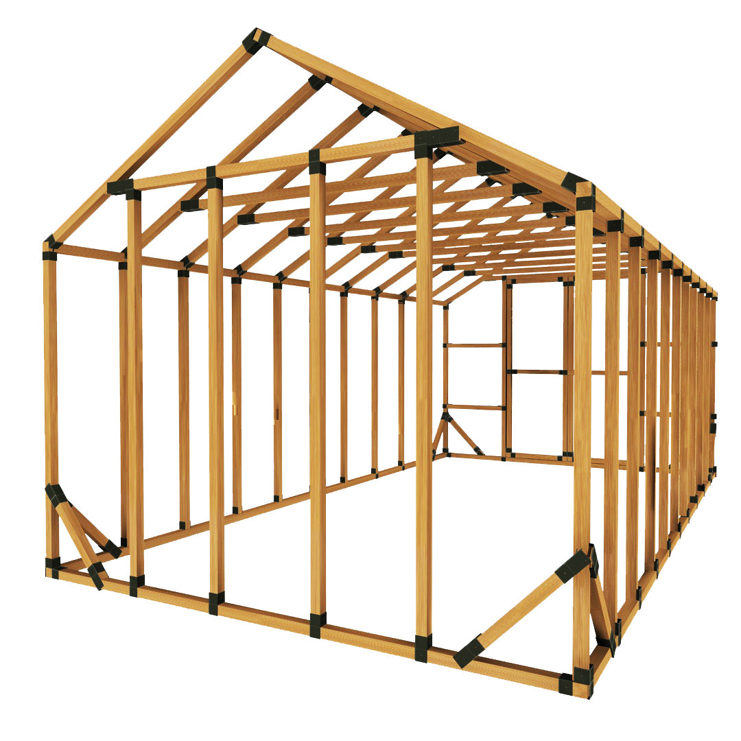 10x12 standard storage shed kit - e-z frame structures